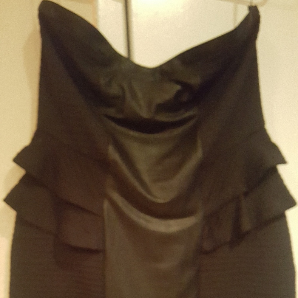 Black Strapless Sexy Dress